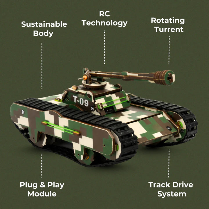 Sooper Brains™ DIY Army Tank Kit