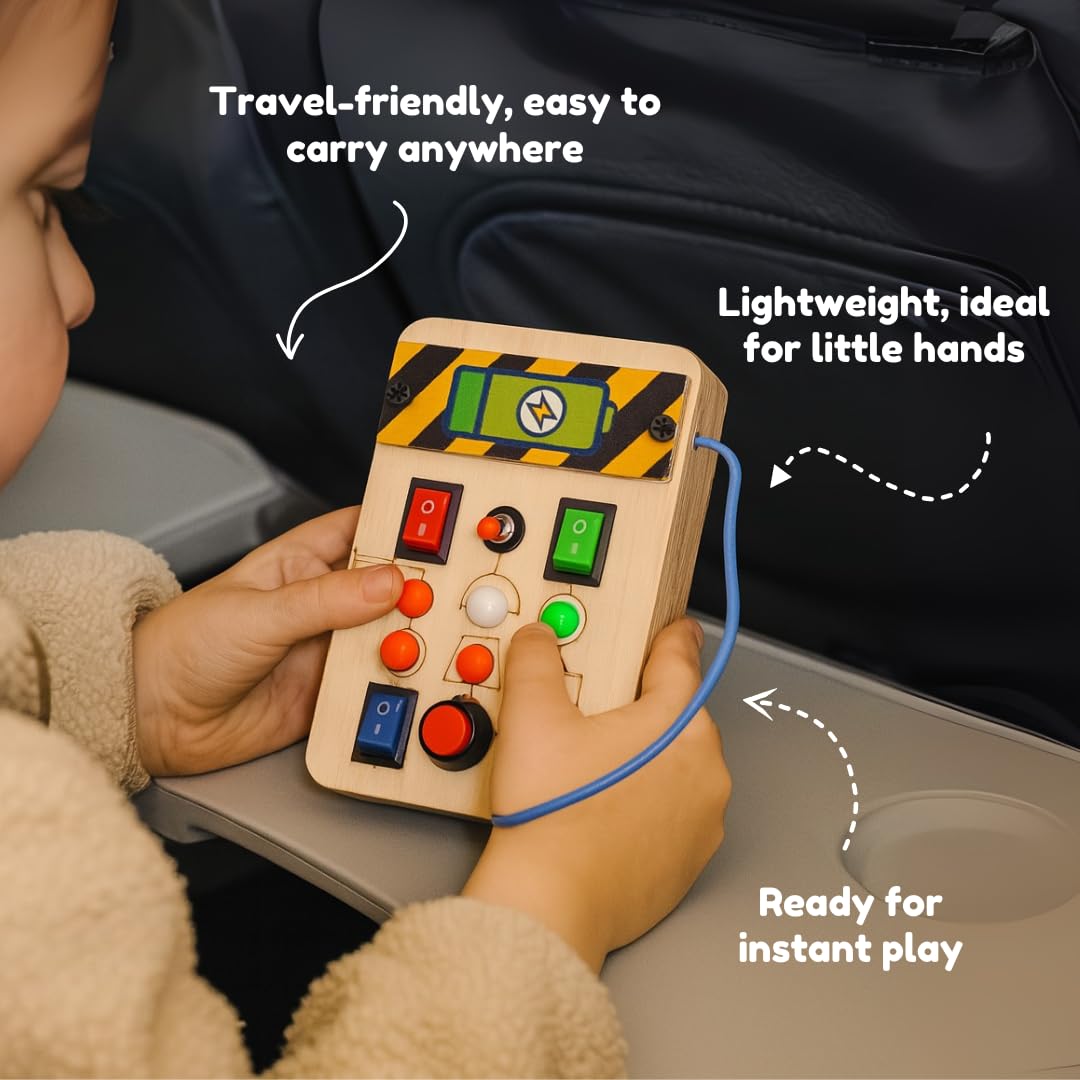 WhistleBee™ Switch Busy Board with LED Light