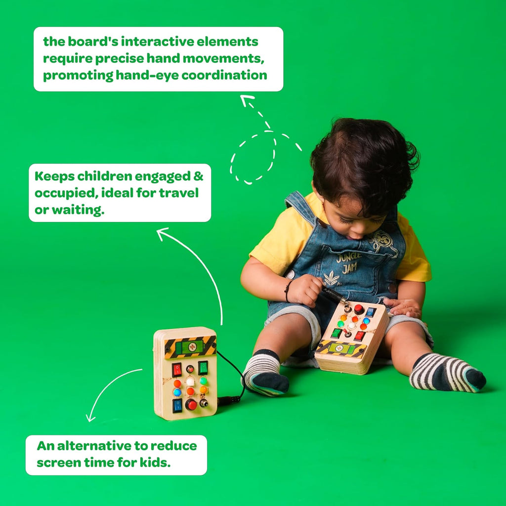 WhistleBee™ Switch Busy Board with LED Light