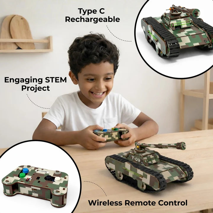 Sooper Brains™ DIY Army Tank Kit