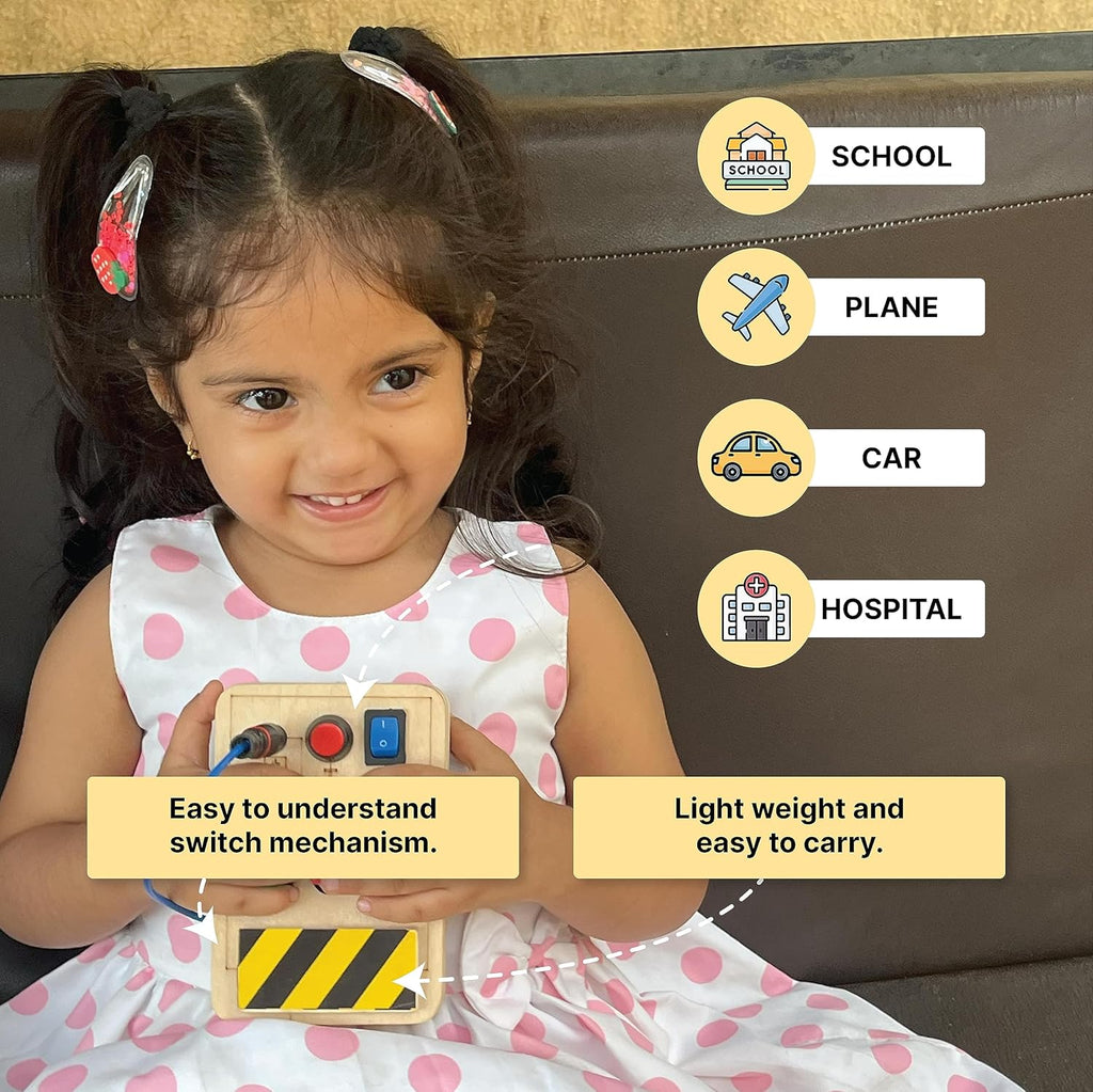 WhistleBee™ Switch Busy Board with LED Light