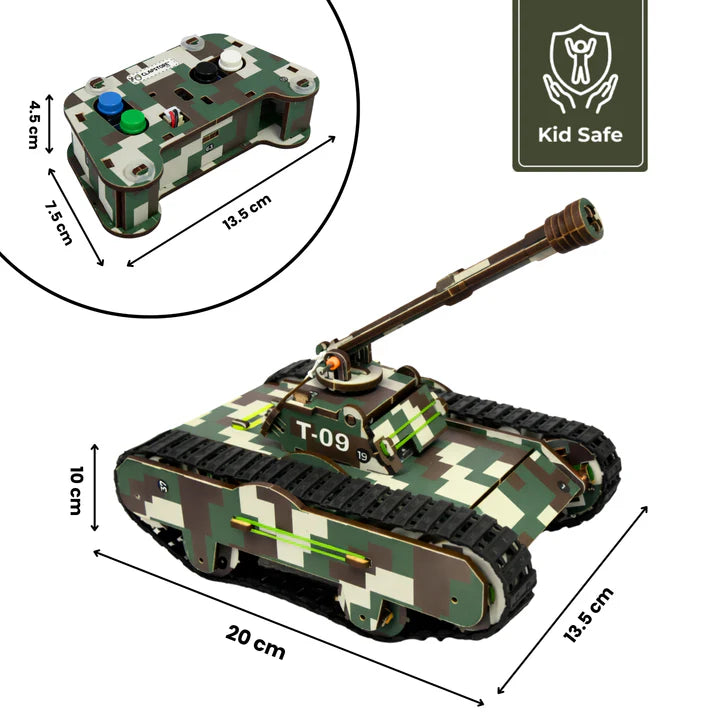 Sooper Brains™ DIY Army Tank Kit