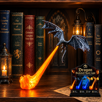 Dragon flame lamp