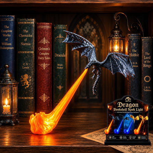 Dragon flame lamp